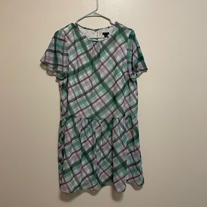 Ann Taylor PLAID DRESS
